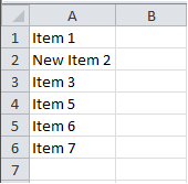 Excel VBA, Drop Down Lists, Data Validation Data, Modified Data 3