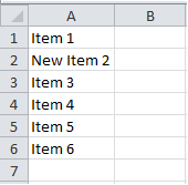 Excel VBA, Drop Down Lists, Data Validation Data, Modified Data