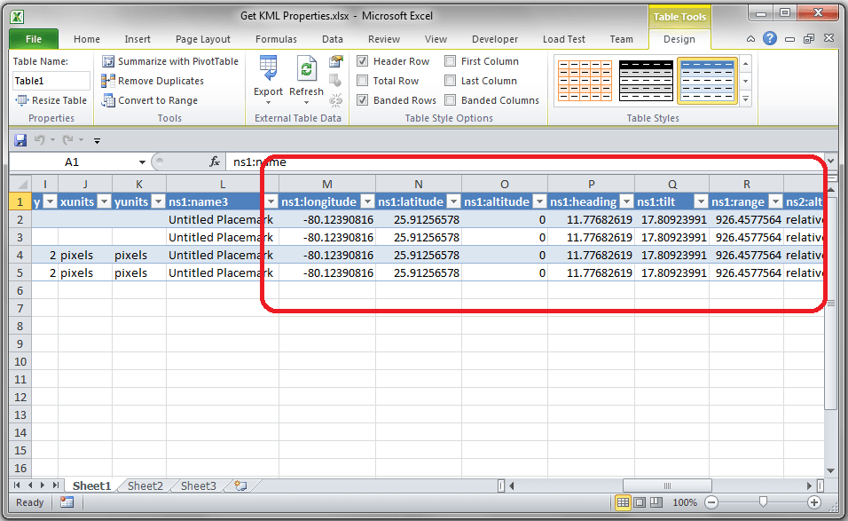 Как создать kml файл из excel