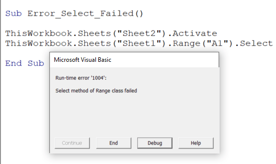 How Do You Fix Run Time Error 1004 In Vba Vba And Vb Net Tutorials Education And Programming Services