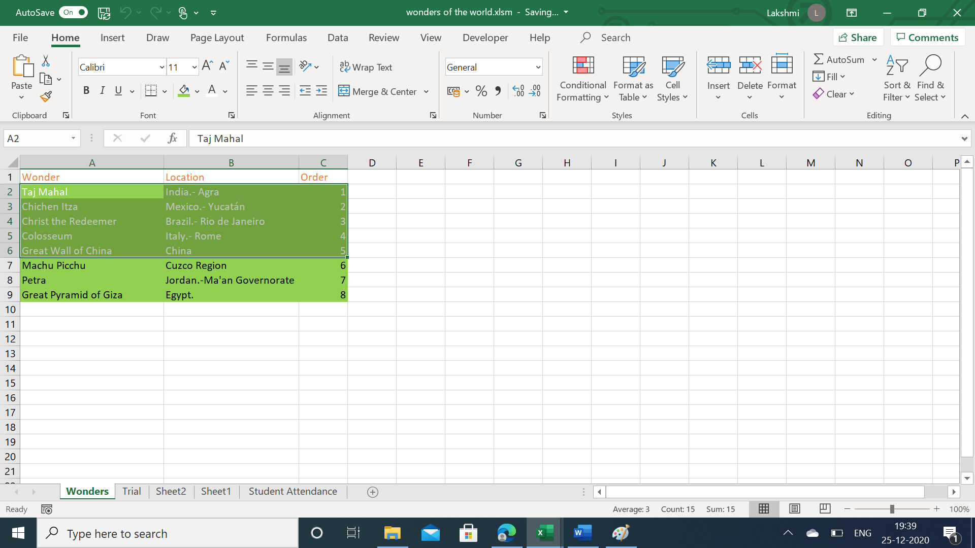 Selecting A Range With A Variable Row Or Column Number Vba And Vb Net Tutorials Education And Programming Services